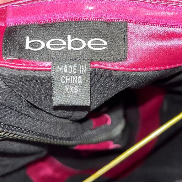 Bebe Pink Strapless Cocktail Dress XXS - Picture 6 of 6